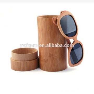 nueva caja de gafas de bambú de marca de diseño personalizado